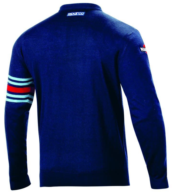 Sparco Crewneck Sweatshirt Merino Wool Martini Racing