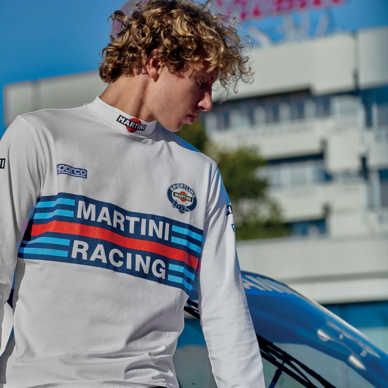 Sparco Coltrui Martini Racing 002206MR Longsleeve Martini Racing Wit - Detail