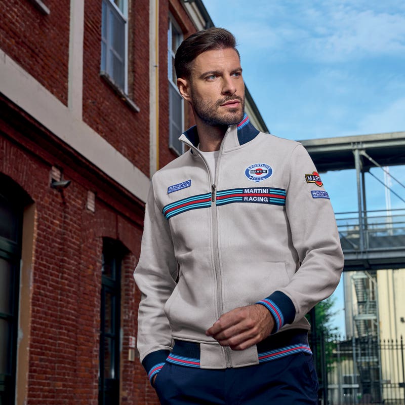 Sparco Full Zip Sweatshirt Martini Racing