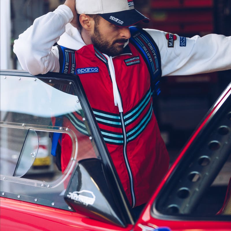 Sparco Bodywarmer Martini Racing 01313MR Bodywarmer Martini Racing Collectie - Close-up