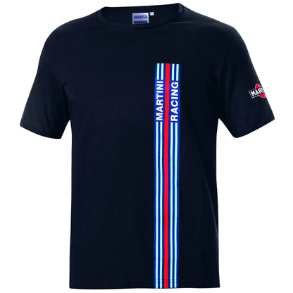 Sparco T-SHIRT BIG Stripes MARTINI-R - Achteraanzicht