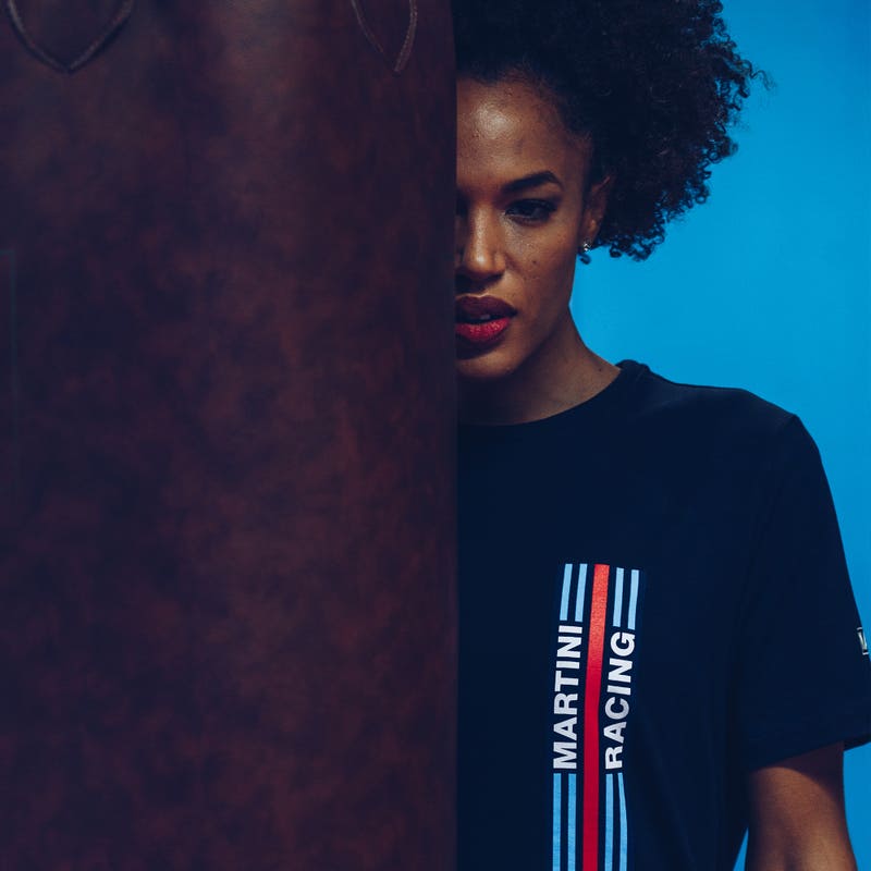 Sparco T-Shirt Martini Racing Big Stripes