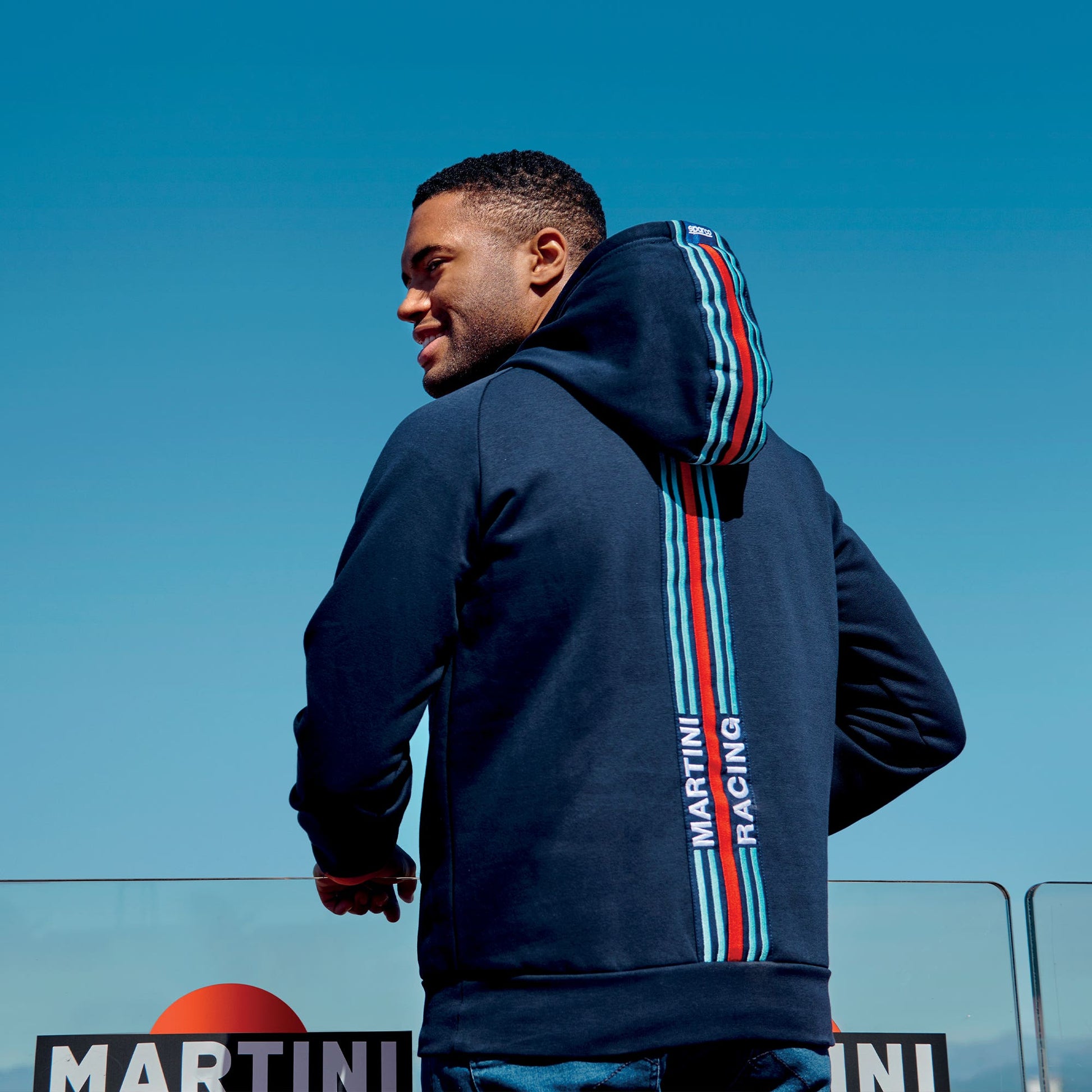 Sparco Hoodie BIG Stripes MARTINI-R - Afbeelding 7