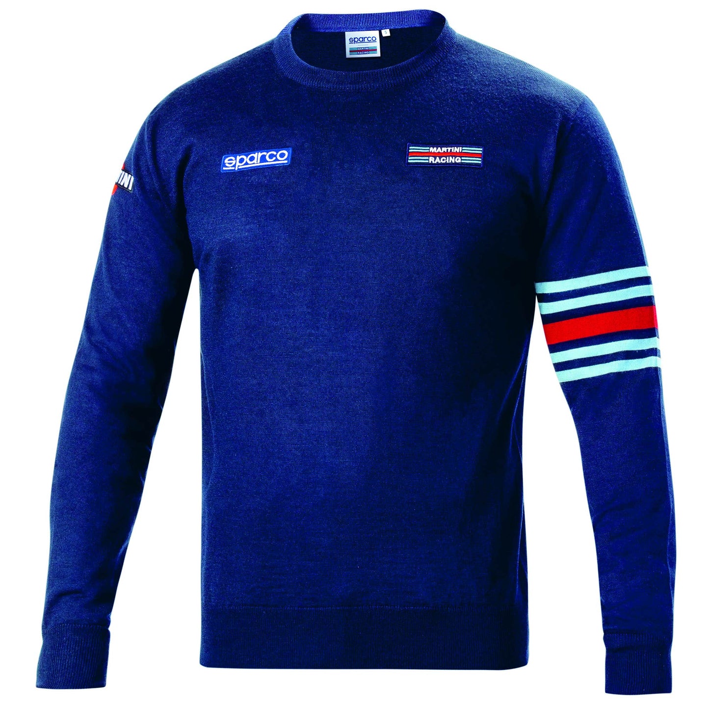 Sparco Cotton Crewneck Sweatshirt MARTINI- - Vooraanzicht