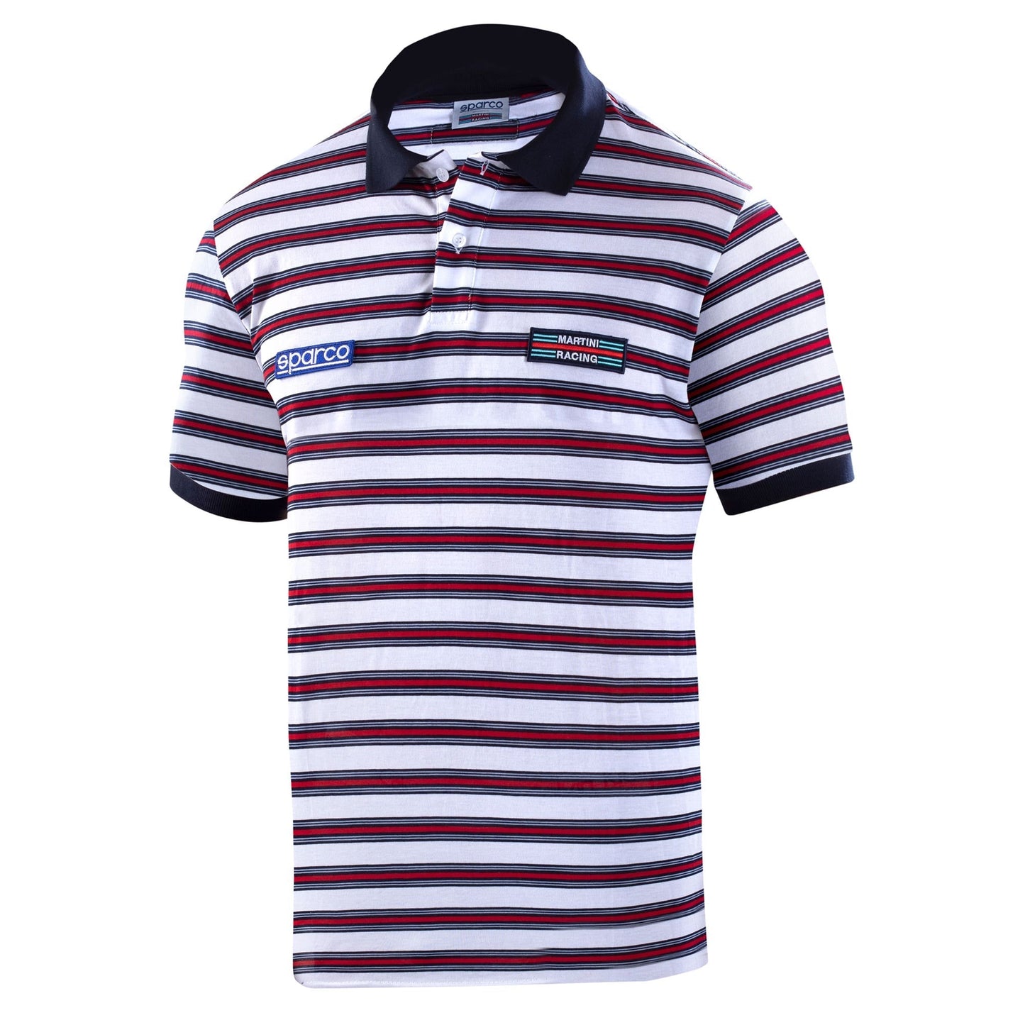 Sparco POLO Replica Sportline Stripes MART - Vooraanzicht