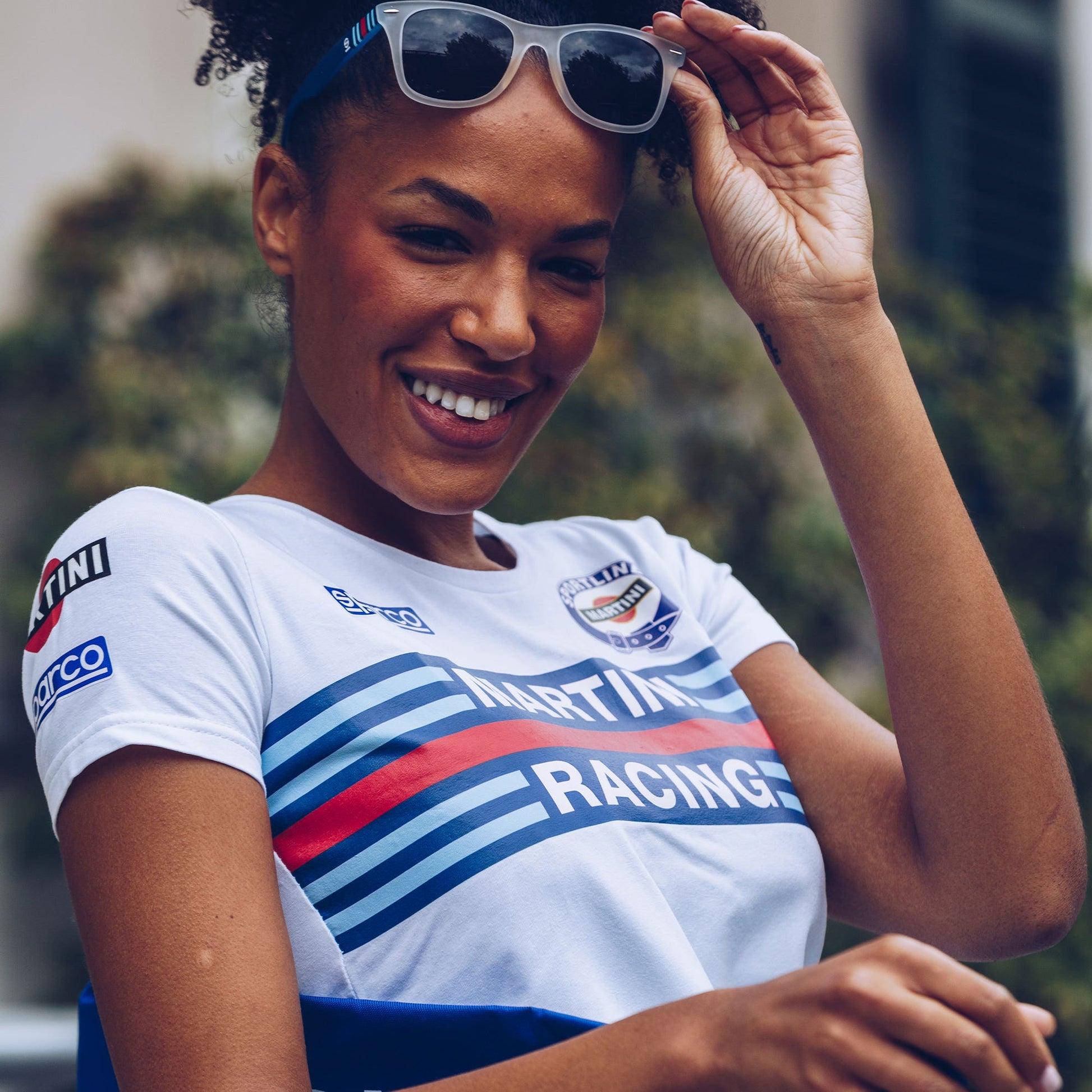 Sparco T-SHIRT LADY MARTINI-R - Achteraanzicht
