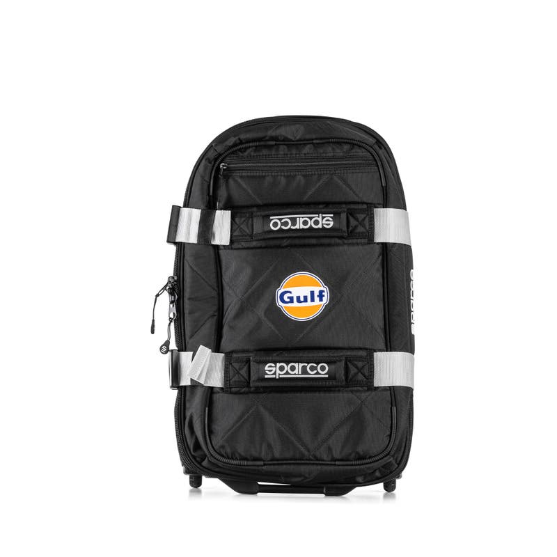 Sparco Gulf Travel Trolley 016438GU Reiskoffer Gulf Collectie - Zijaanzicht
