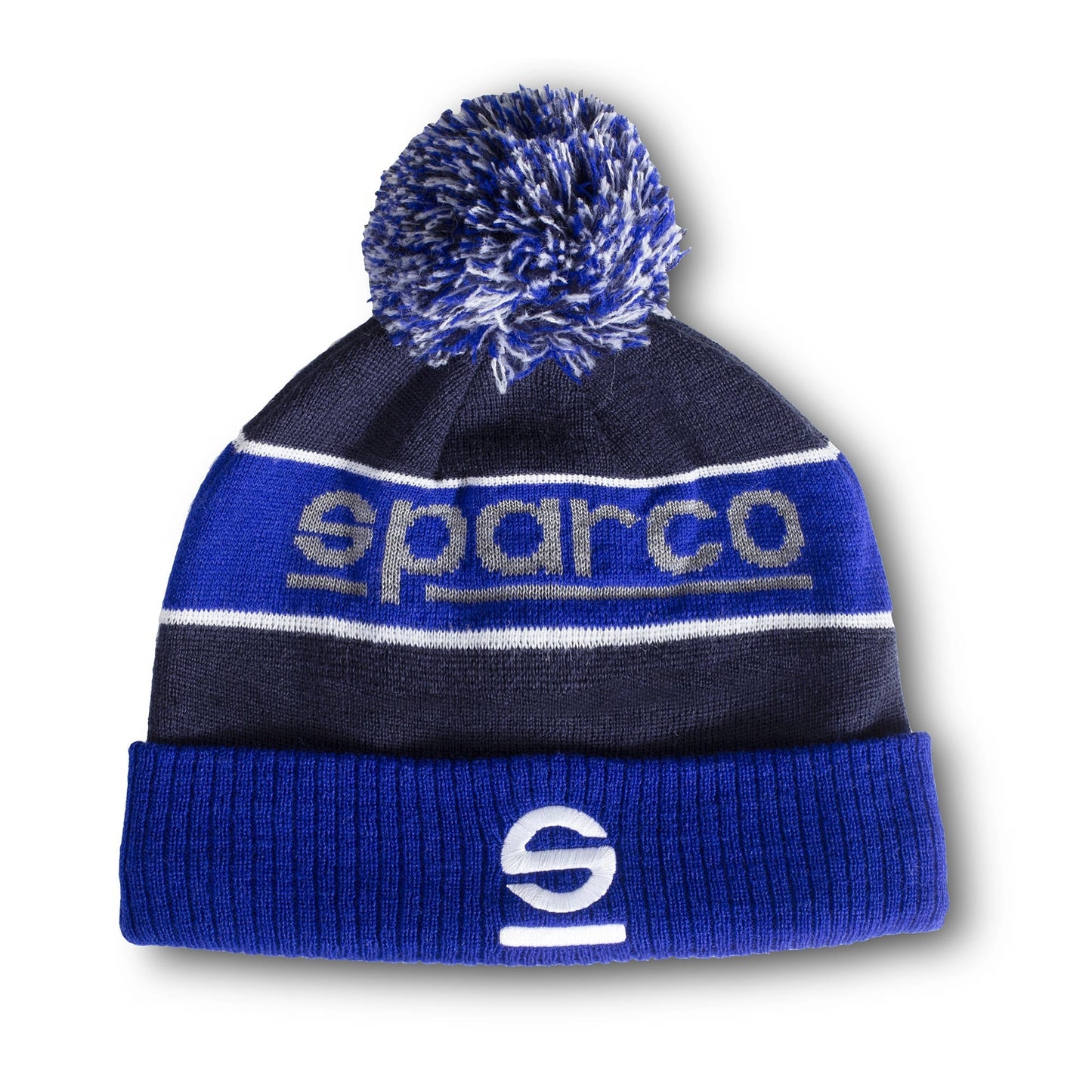 Sparco Beanie YOUTH Reflex Az/Bm - Vooraanzicht