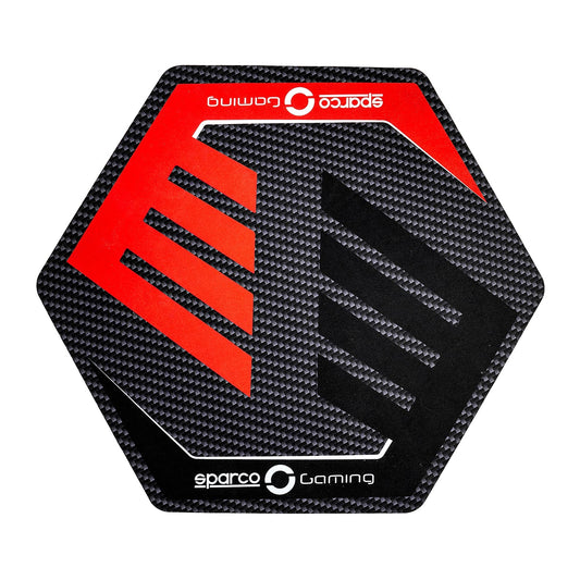 Sparco CHAIR FLOOR MAT 110X97.5Mm Nr/Rs - Vooraanzicht