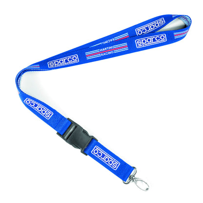 Sparco Lanyard Martini Racing BLUE - Vooraanzicht
