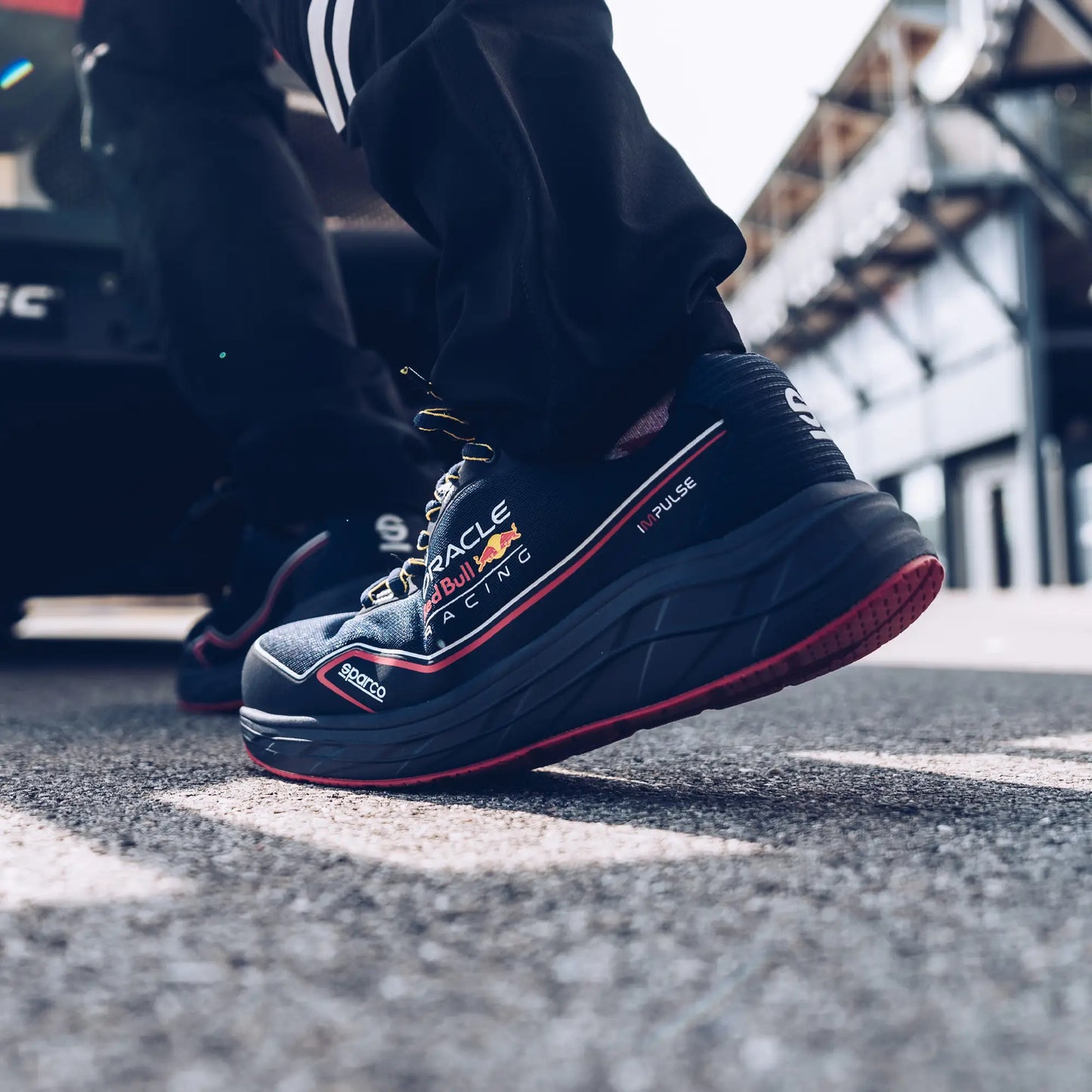 Sparco Red Bull Sneakers Werkschoenen S1 Impulse  - Veiligheidsschoenen S1