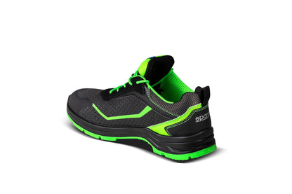 Sparco Werkschoenen S3S - Indy-E Forester - Zwart/Groen - Maat 38-48