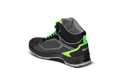 Sparco Werkschoenen S3S - Indy-HE Ranger - Zwart/Groen - Maat 38-48
