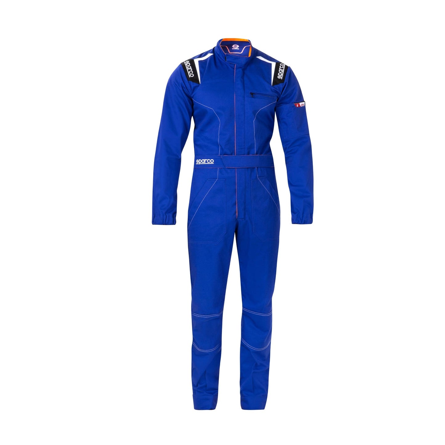 Sparco MS-4 - Monteursoverall Overall - Zwart/Grijs/Blauw/Rood - Maat S-XXL