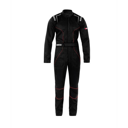 Sparco MS-4 - Monteursoverall Overall - Zwart/Grijs/Blauw/Rood - Maat S-XXL