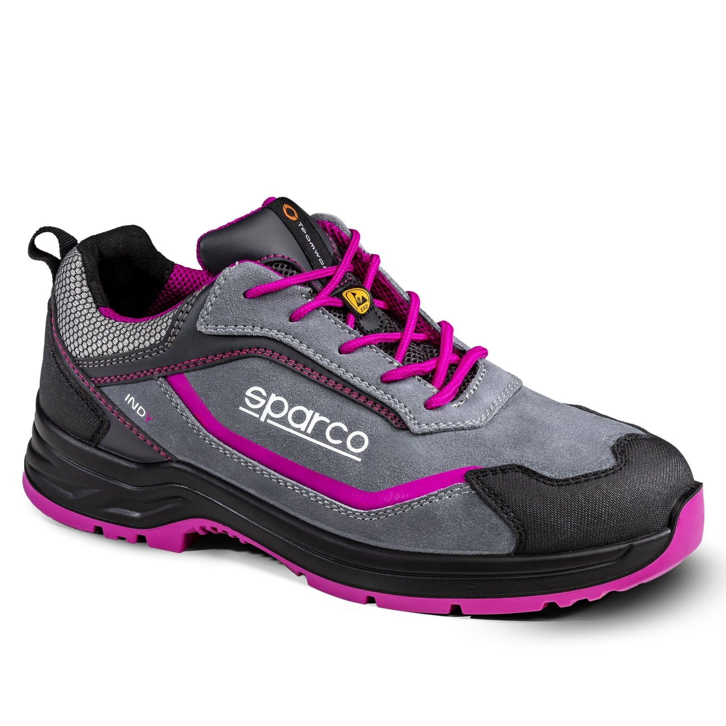 Sparco Werkschoenen S3S - Indy Danica - Grijs/Roze - Maat 38-48