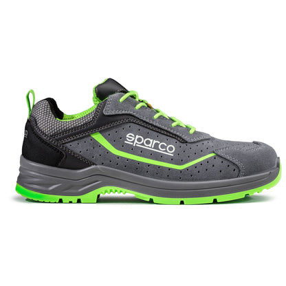 Sparco Werkschoenen S1PS - Indy Felix - Grijs/Groen - Maat 38-48
