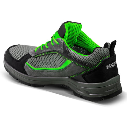 Sparco Werkschoenen S1PS - Indy-R Sonoma - Grijs/Groen - Maat 38-48