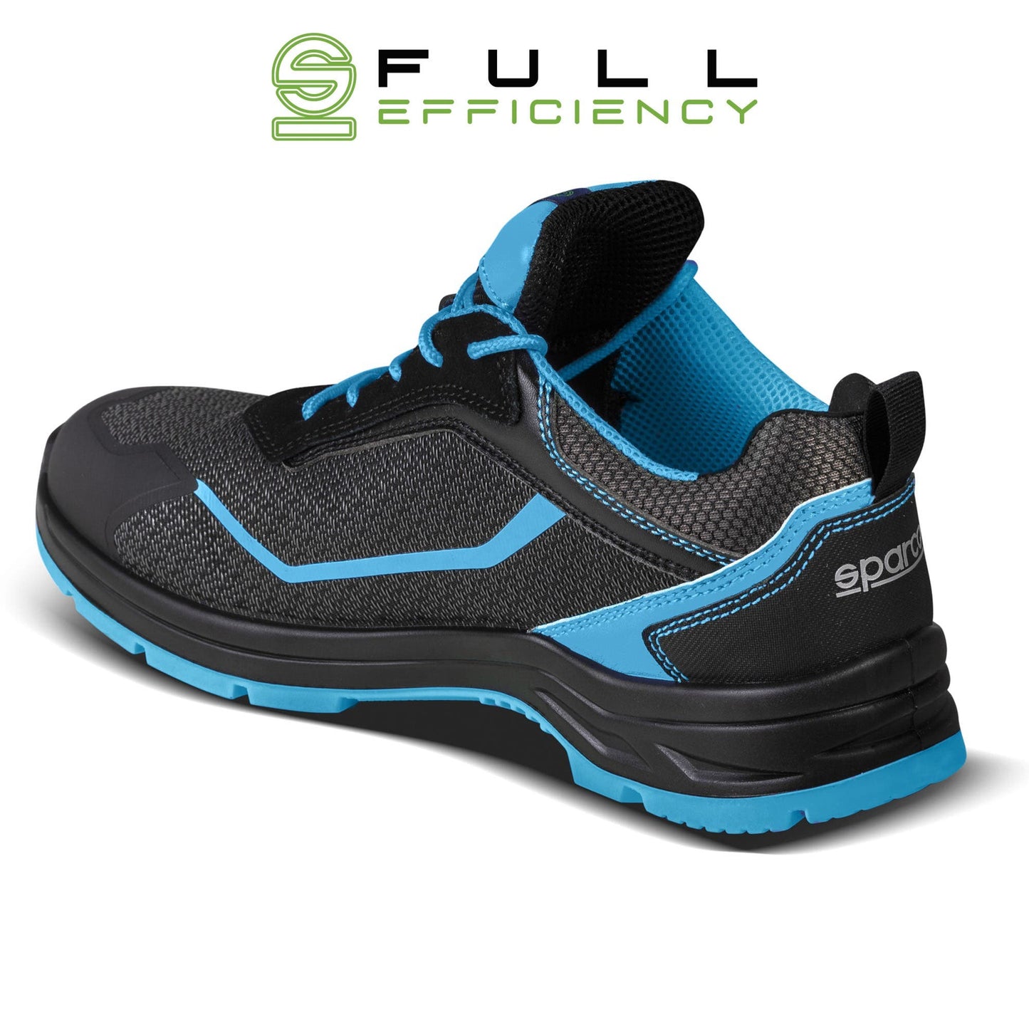 Sparco Werkschoenen S3S - Indy-E Aster - Zwart/Blauw - Maat 38-48