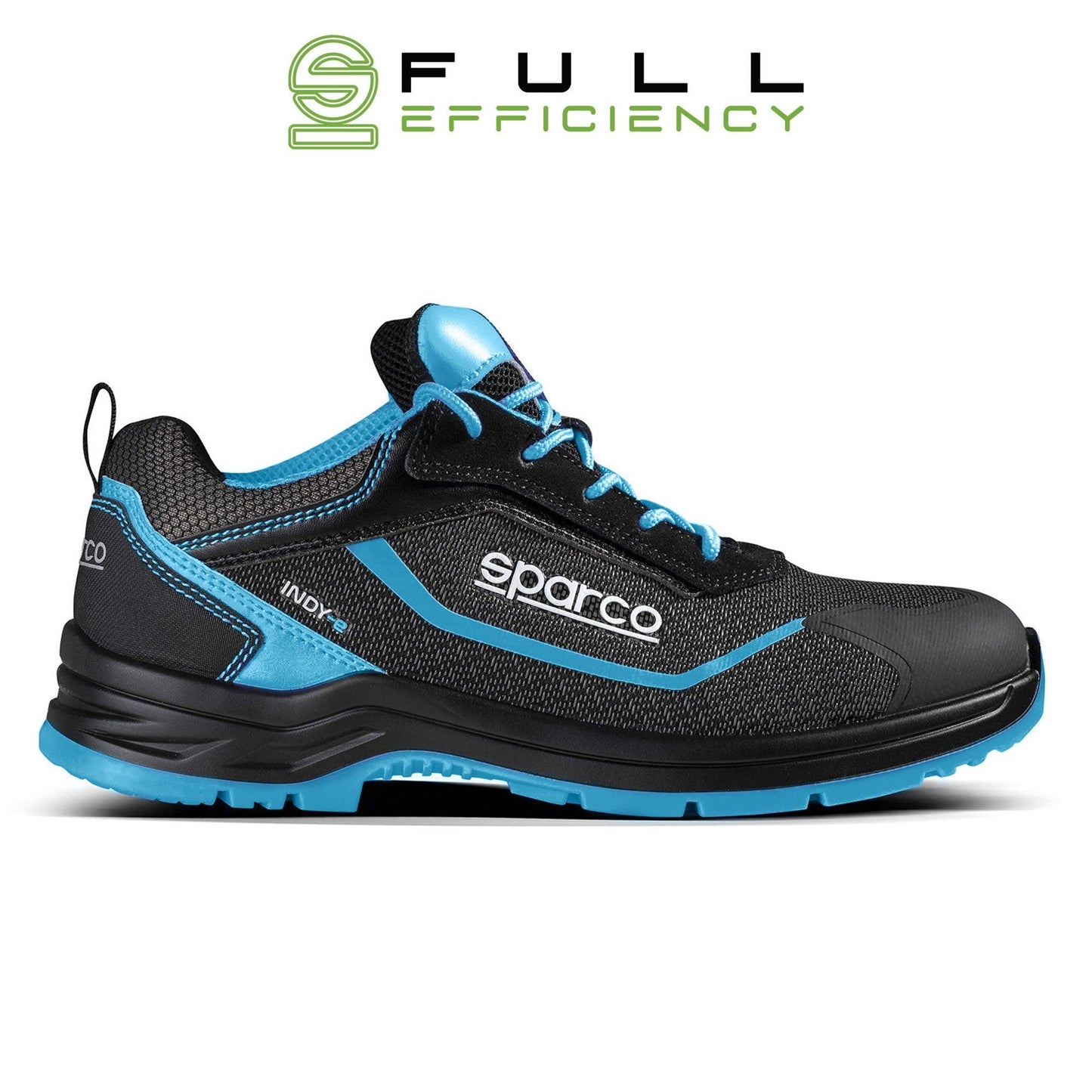 Sparco Werkschoenen S3S - Indy-E Aster - Zwart/Blauw - Maat 38-48