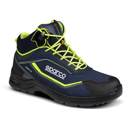Sparco Werkschoenen S3S - Indy-H Richmond - Marineblauw/Geel - Maat 38-48