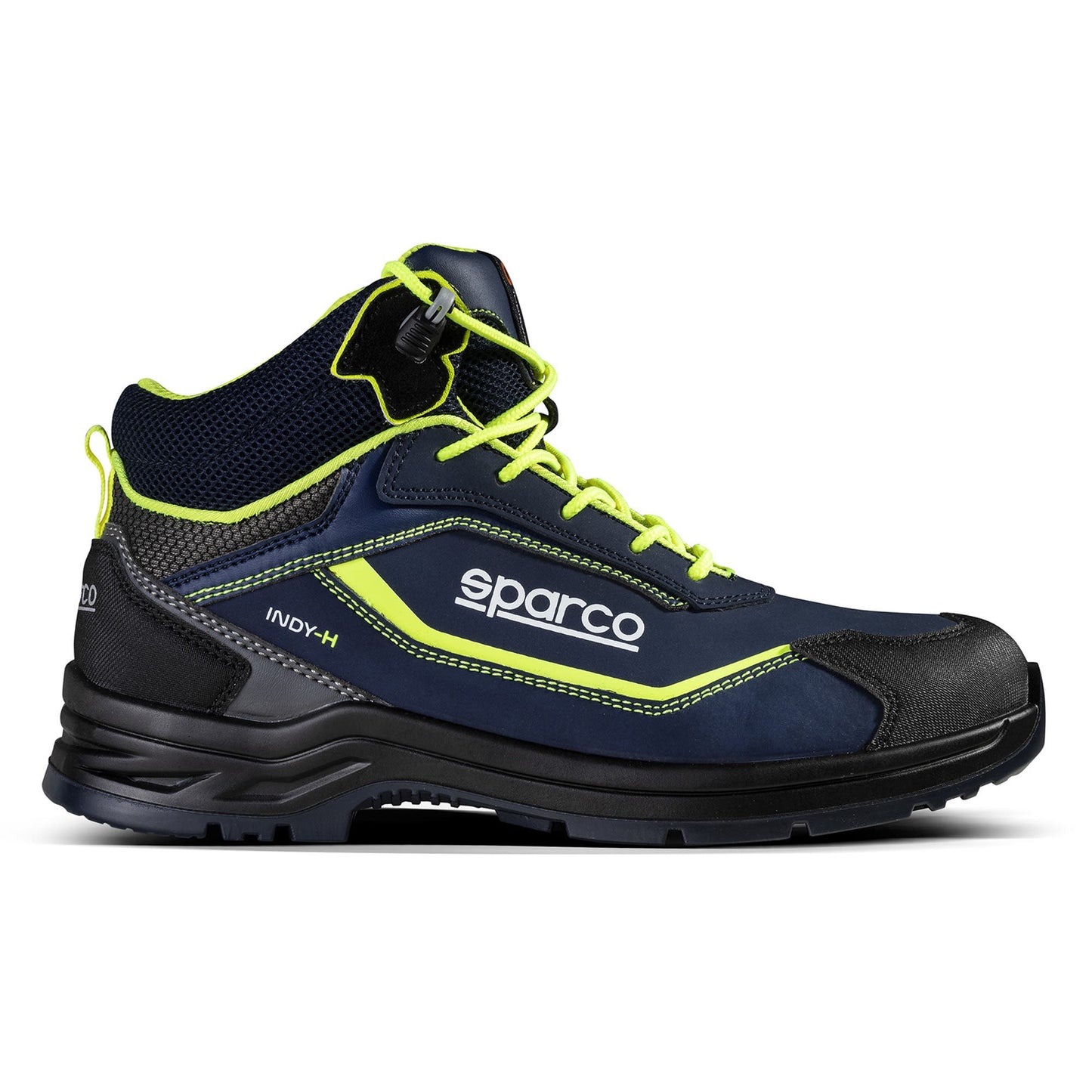 Sparco Werkschoenen S3S - Indy-H Richmond - Marineblauw/Geel - Maat 38-48