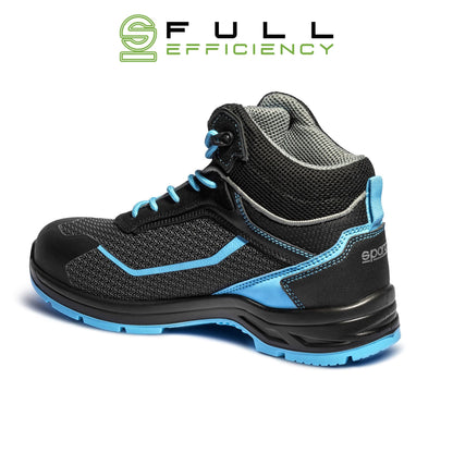 Sparco Werkschoenen S3S - Indy-HE Sunny - Zwart/Blauw - Maat 38-48