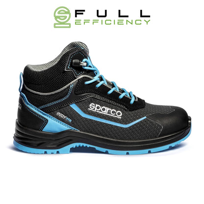 Sparco Werkschoenen S3S - Indy-HE Sunny - Zwart/Blauw - Maat 38-48