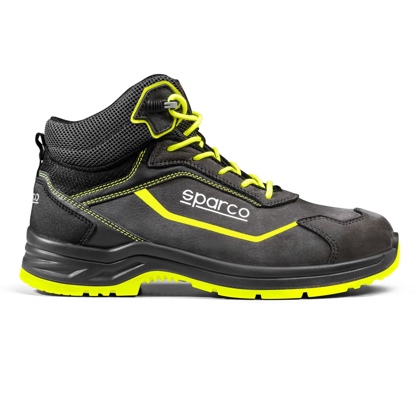 Sparco Werkschoenen S3S - Indy Juri - Grijs/Geel - Maat 38-48