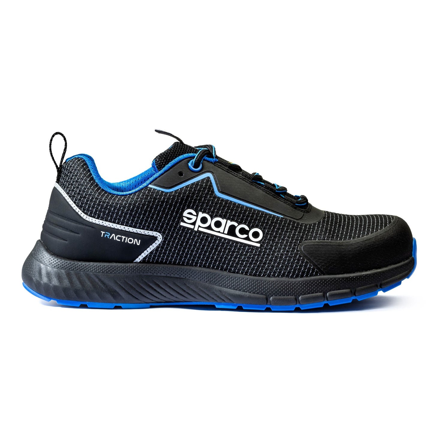 Sparco Werkschoenen S1PS - Traction Suzuka - Zwart/Blauw - Maat 38-48