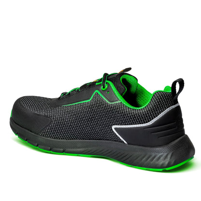 Sparco Werkschoenen S1PS - Traction Sanyo - Zwart/Groen - Maat 38-48