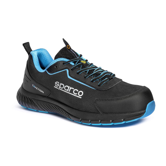 Sparco Werkschoenen S3S - Traction Takuma - Zwart/Blauw - Maat 38-48