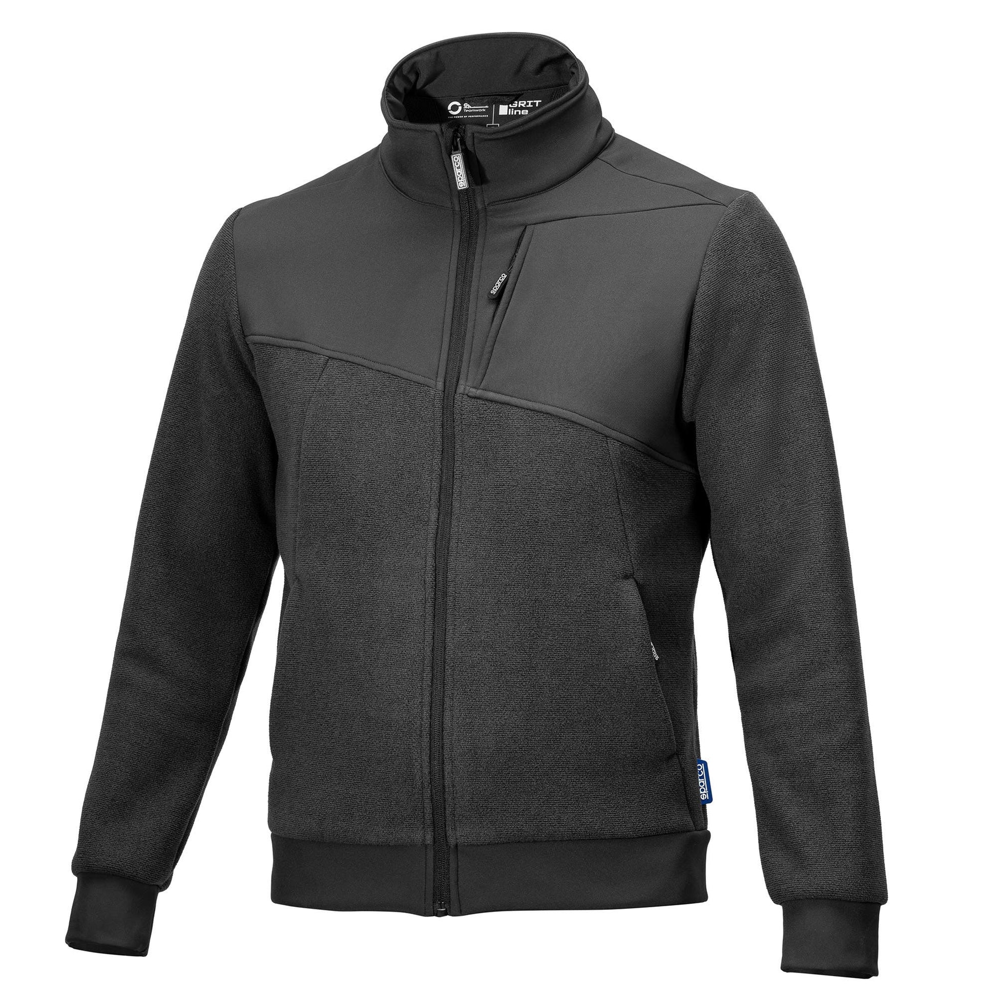 Sparco GRIT Fleece FULL ZIP Crestone - Zijaanzicht