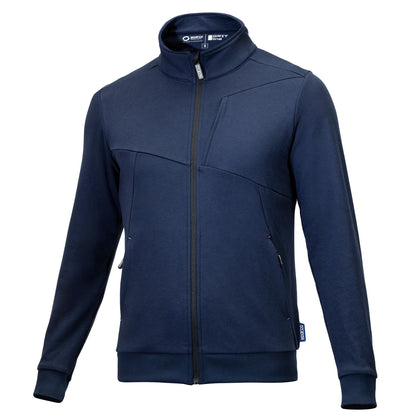 Sparco GRIT Sweatshirt FULL ZIP PLATA - Zijaanzicht