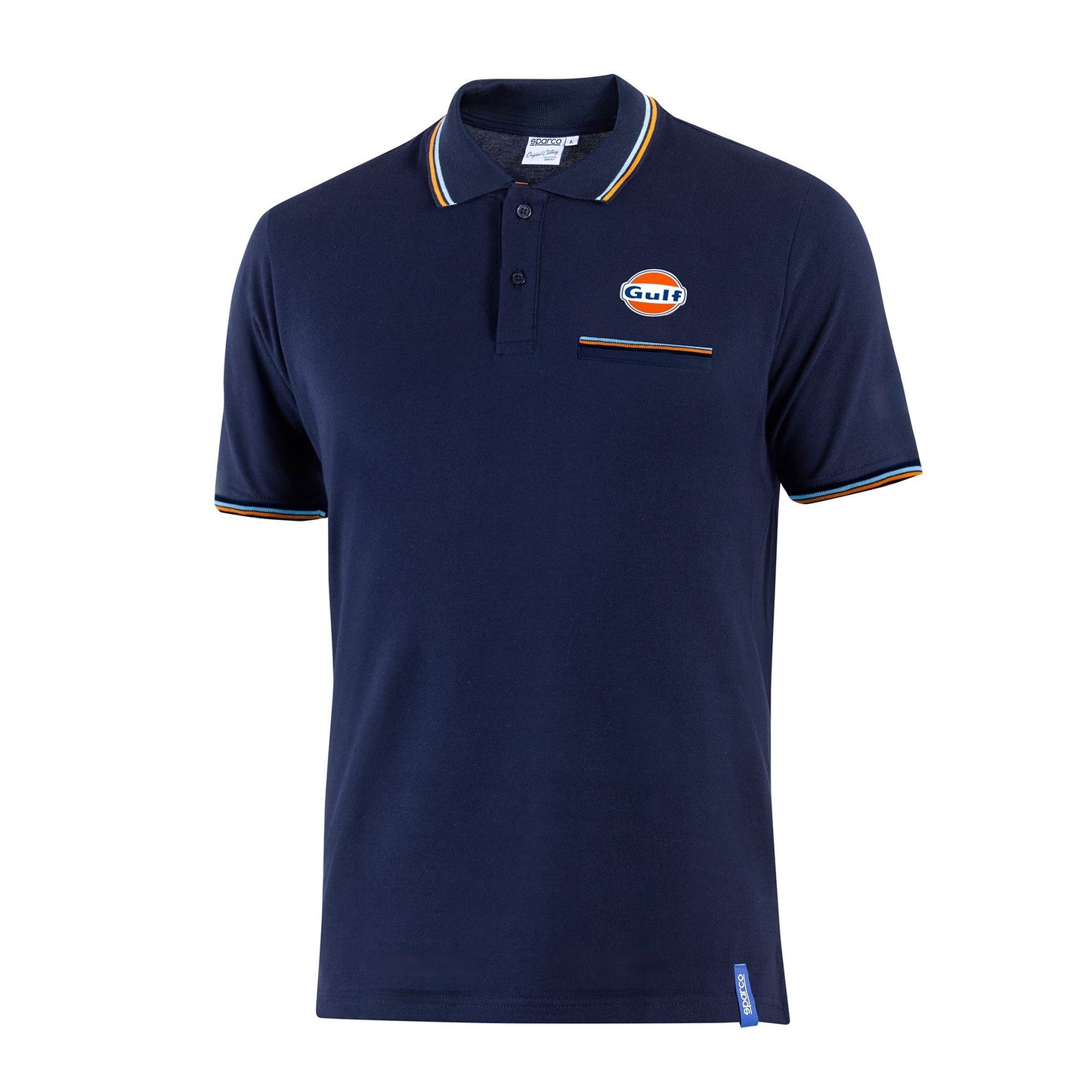 Sparco GULF POLO Piquet Pocket - Achteraanzicht