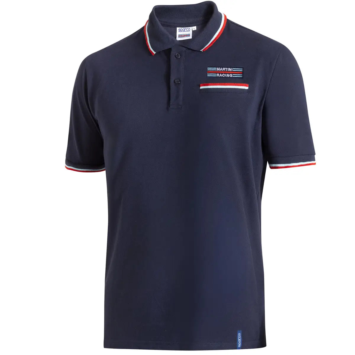Sparco Polo met borstzak Martini Racing