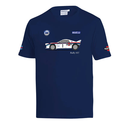 Sparco T-SHIRT Lancia Martini S4 - Vooraanzicht