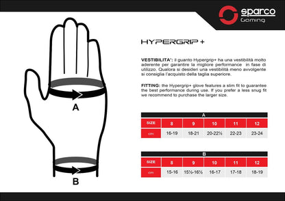 Sparco Hypergip+ Handschoenen
